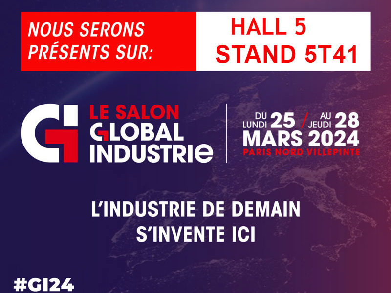 affiche évènement salon global industrie